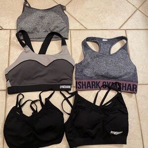 Gym shark sports bras